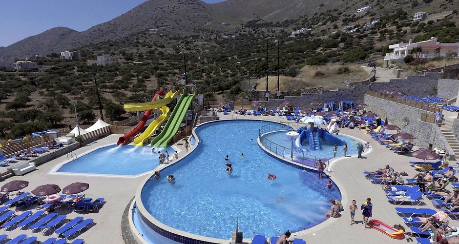 elounda waterpark and residence family hotel elounda crete